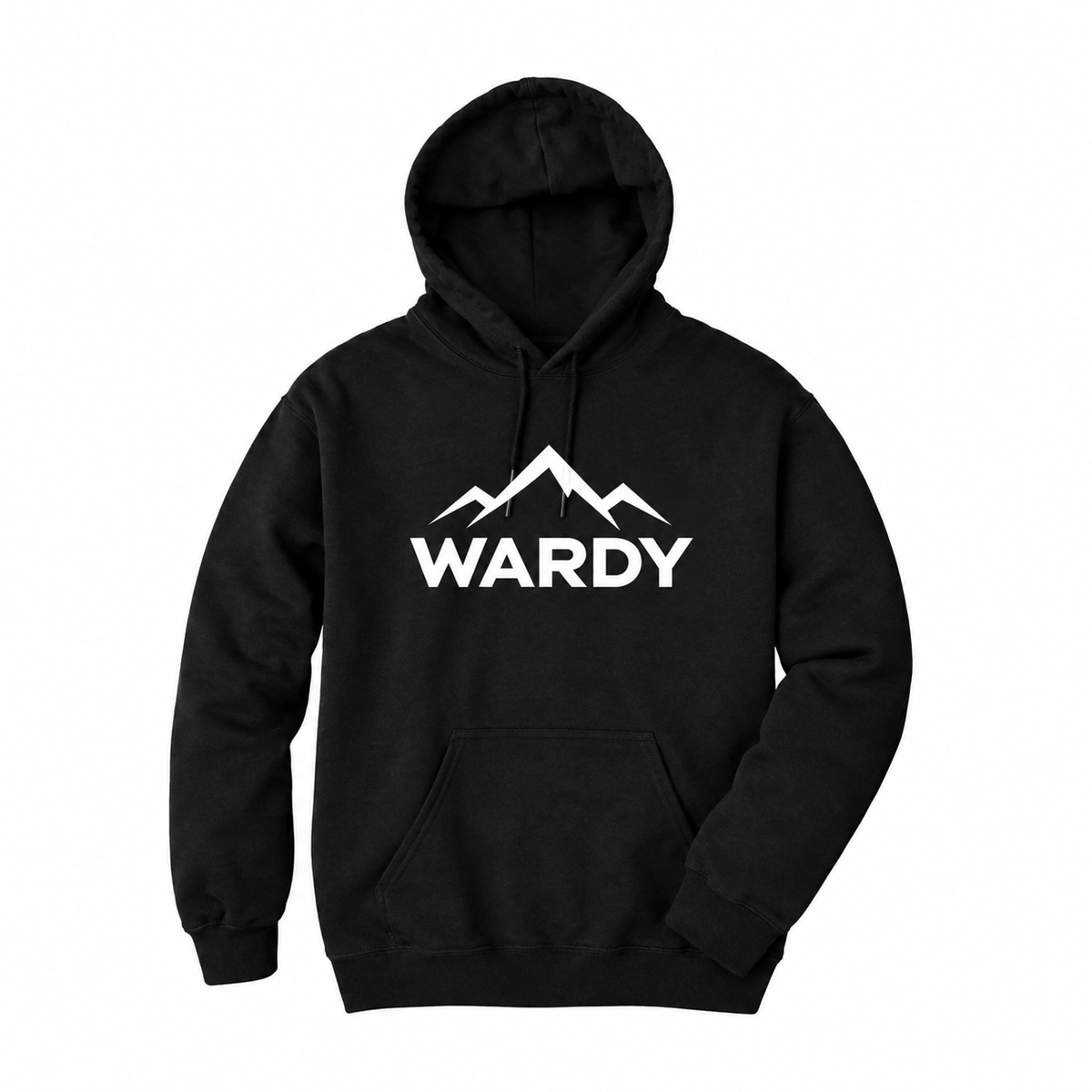 Black Wardy Peak Hoodie